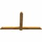 Ekena Millwork Eugene Rough Sawn Timber Gable Bracket, Western Red Cedar, 60"W x 32"H x 2"D x 4"F, 13/12 Pitch GBW060X32X0204EUG00RWR - alternate 2